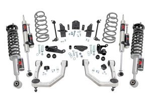 Toyota Tacoma Suspension Lift Kit - Front + Rear - Rough Country - 3.5-Inch Lift, M1R, with Upper Control Arms and Rear Track Bar Bracket - '24-'25
